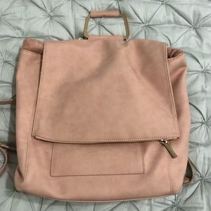 Blush pink Rosie Pope diaper bag